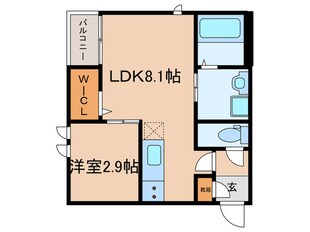 Grandtic Smart 山王の物件間取画像